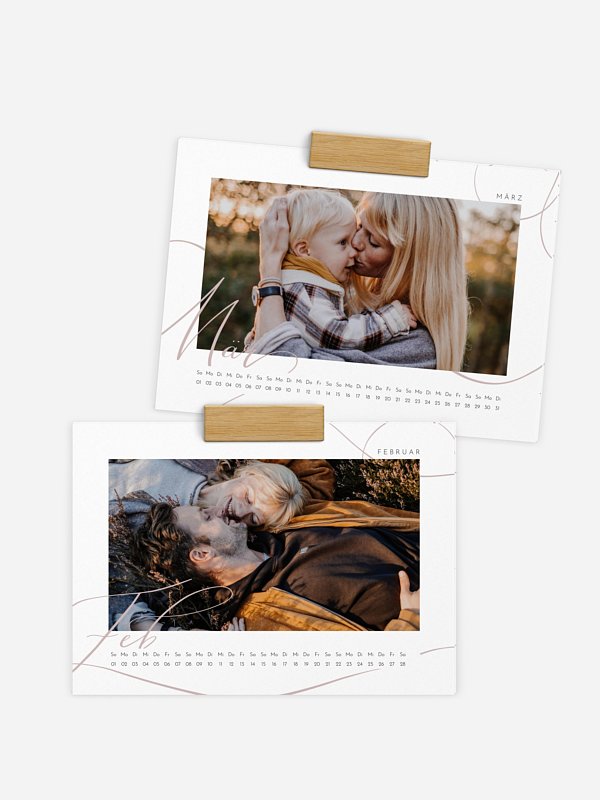 Wandkalender Letter Art