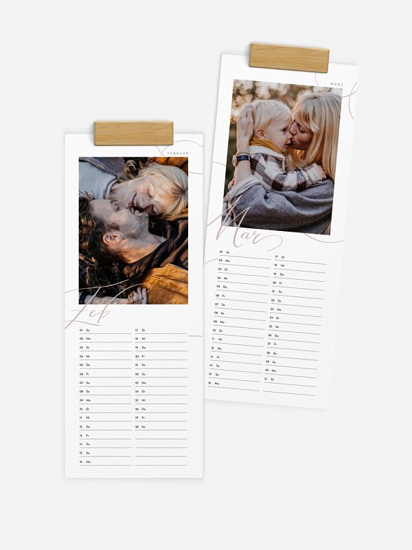 Wandkalender Letter Art