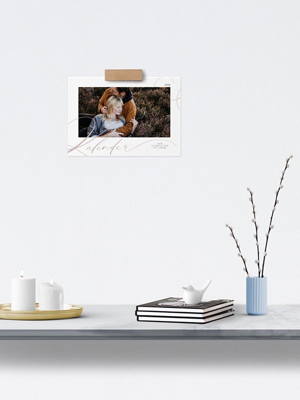 Wandkalender Letter Art