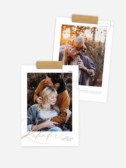 Wandkalender Letter Art