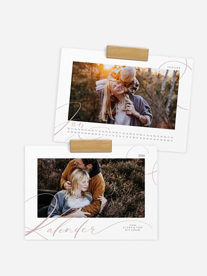 Wandkalender Letter Art