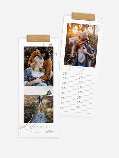 Wandkalender Letter Art