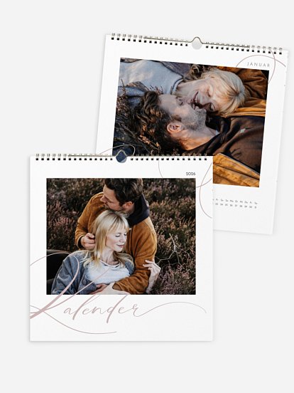 Wandkalender Letter Art