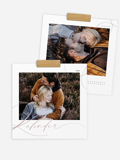 Wandkalender Letter Art