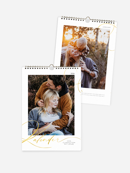 Wandkalender Letter Art