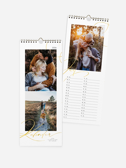 Wandkalender Letter Art