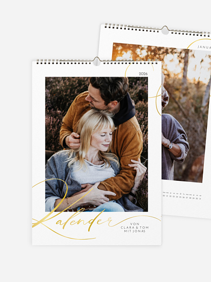 Wandkalender Letter Art