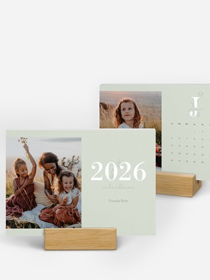 Calendrier Natural Impressions