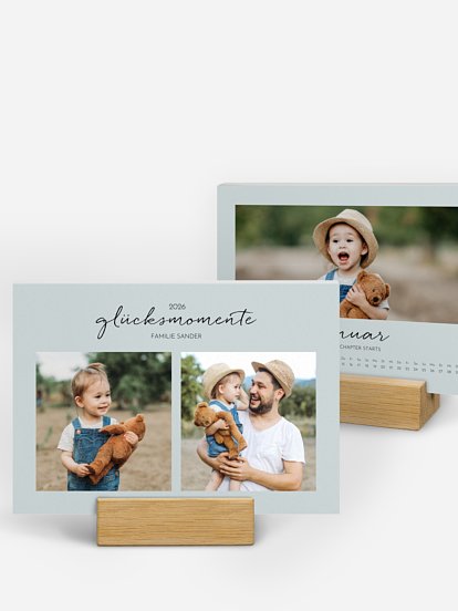 Tischkalender Momente voll Glück