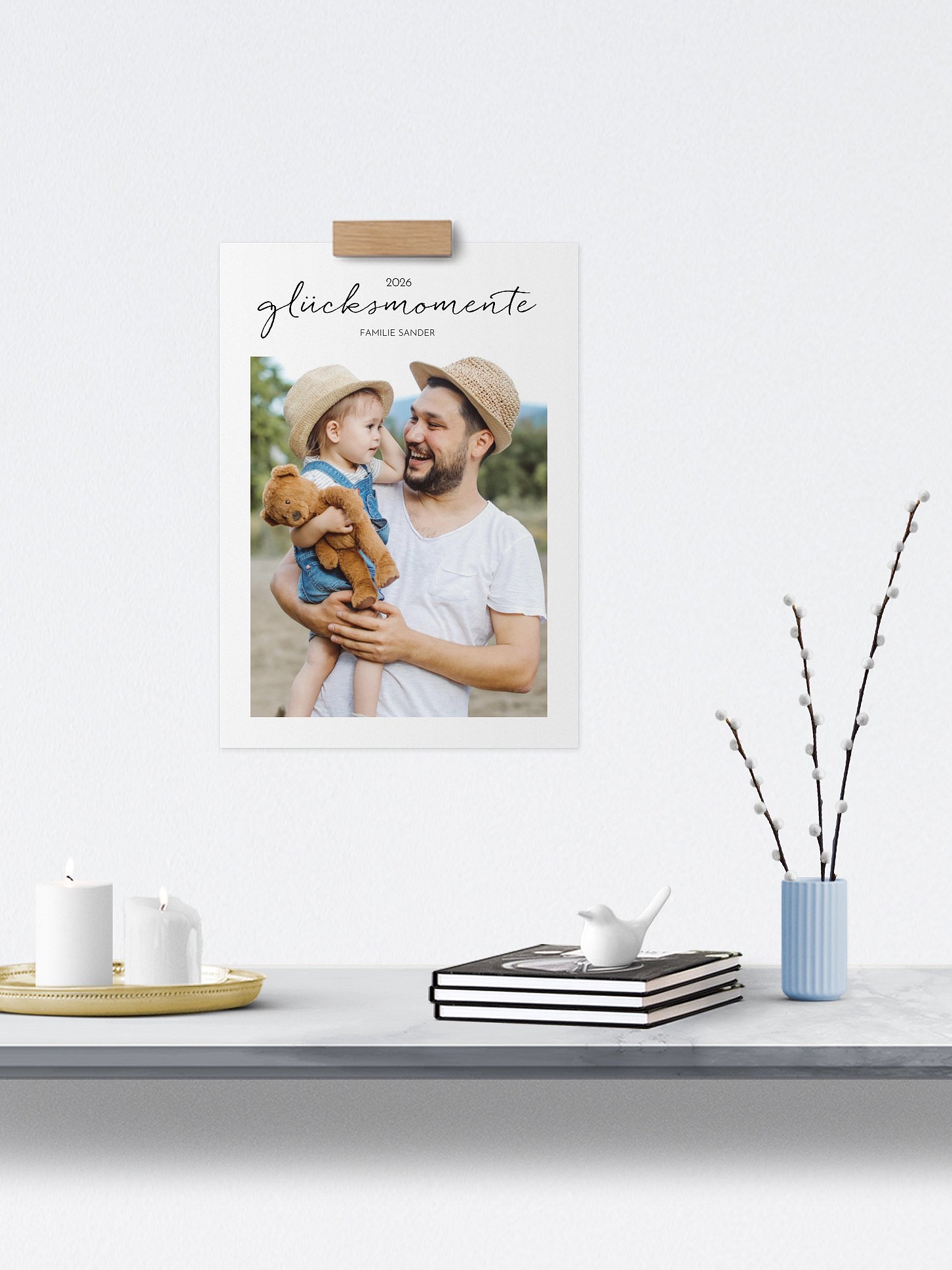 Wandkalender Momente voll Glück
