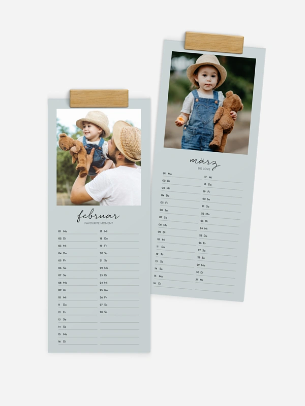 Wandkalender Momente voll Glück