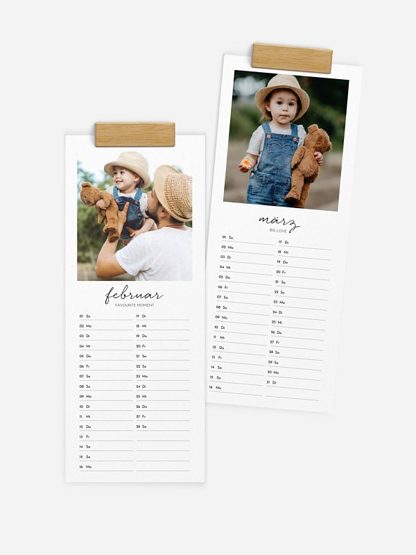 Wandkalender Momente voll Glück
