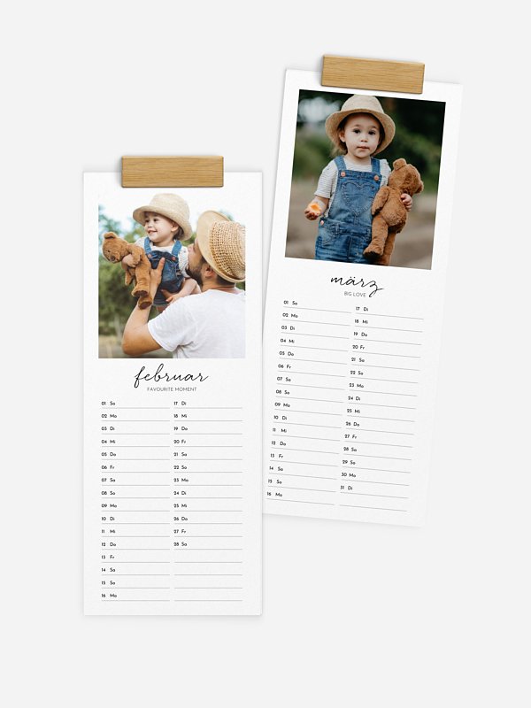 Wandkalender Momente voll Glück