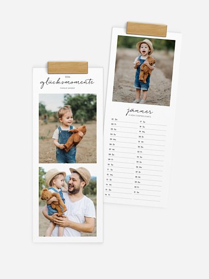 Wandkalender Momente voll Glück