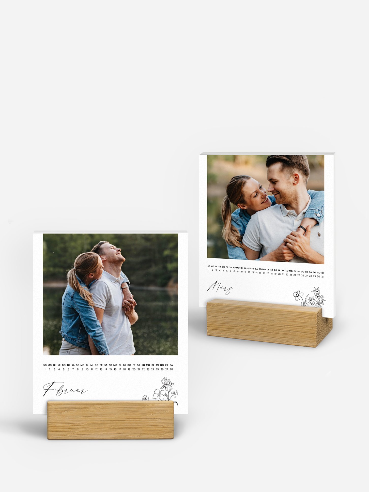 Tischkalender Monatsblumen