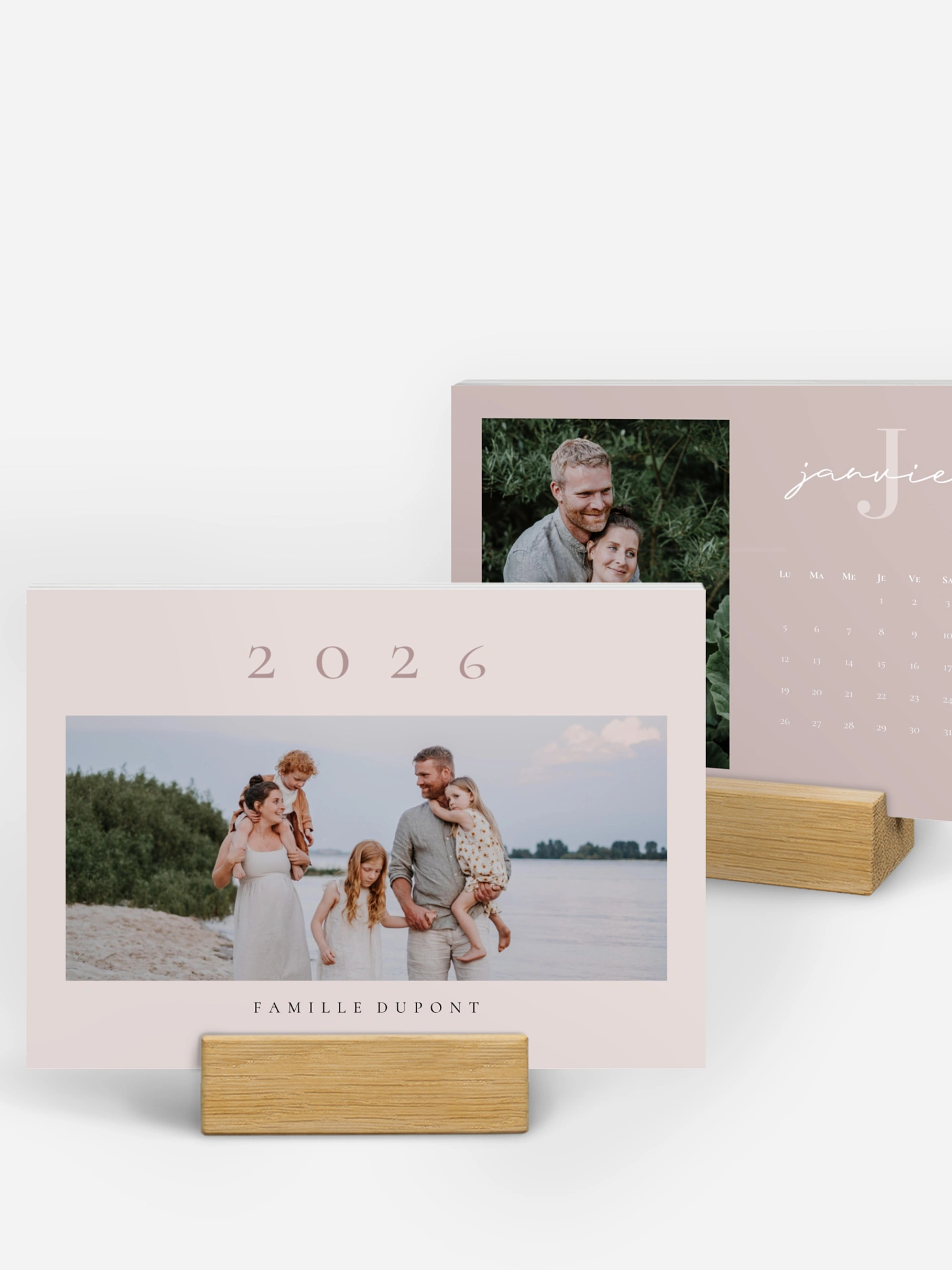 Calendrier L'année en pastel