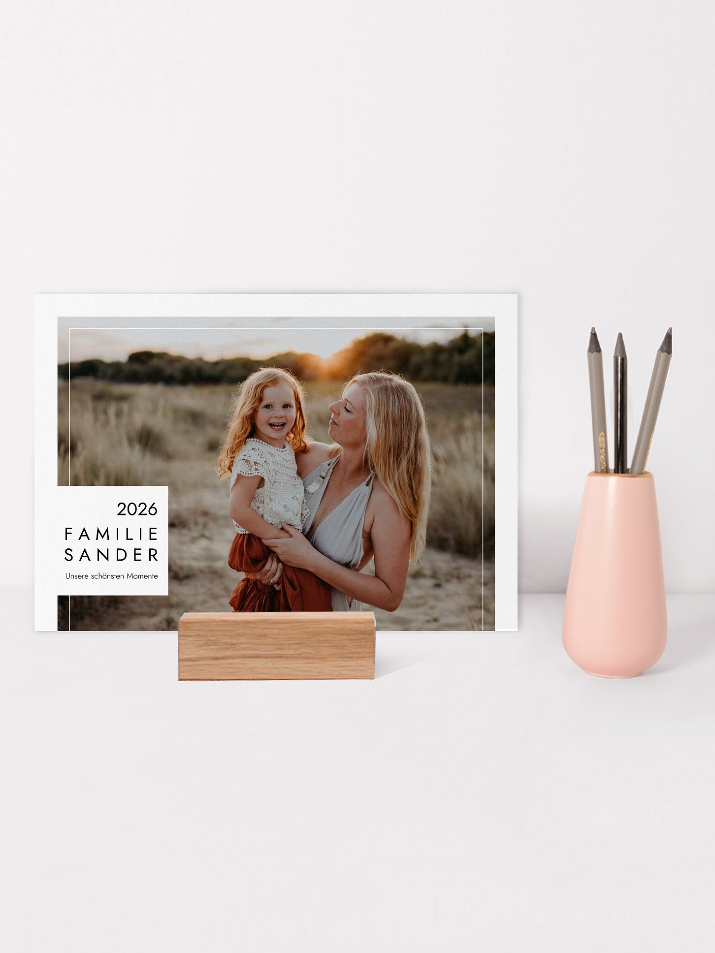 Tischkalender Subtle Frame