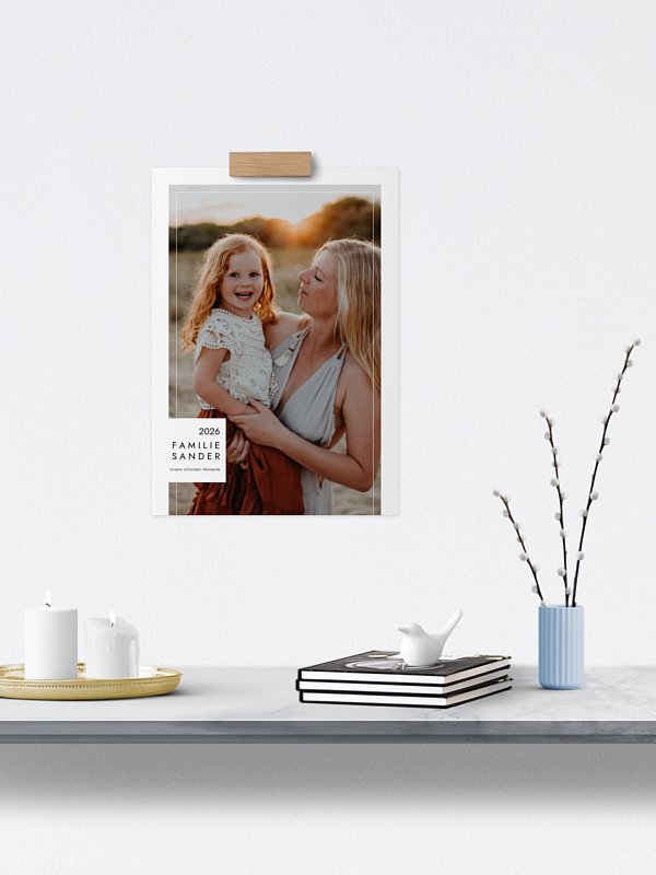 Wandkalender Subtle Frame