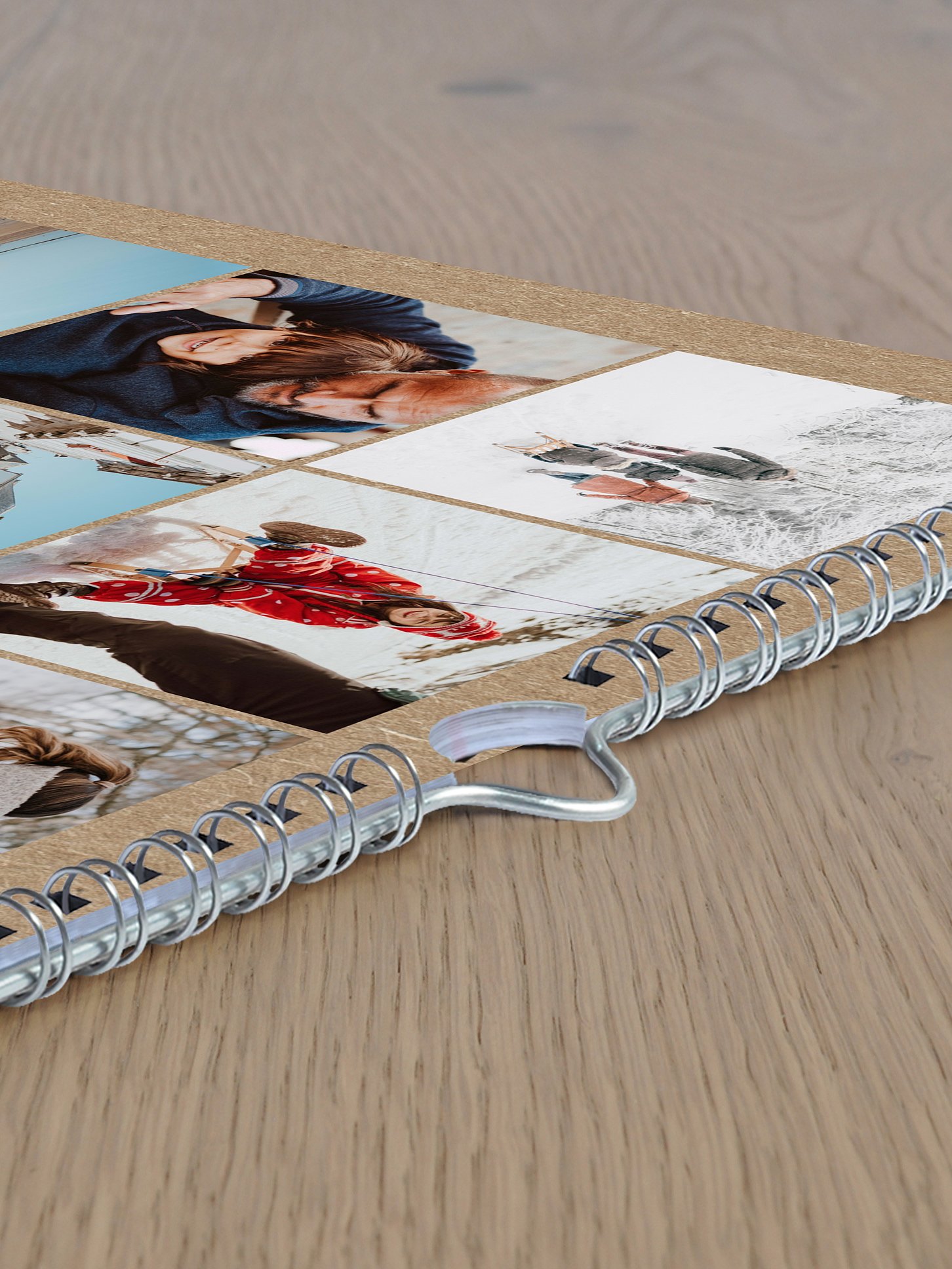 Wandkalender Moments of Love Kraftpapier