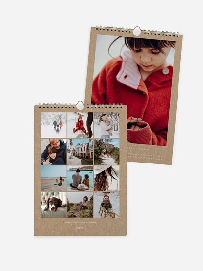 Wandkalender Moments of Love Kraftpapier