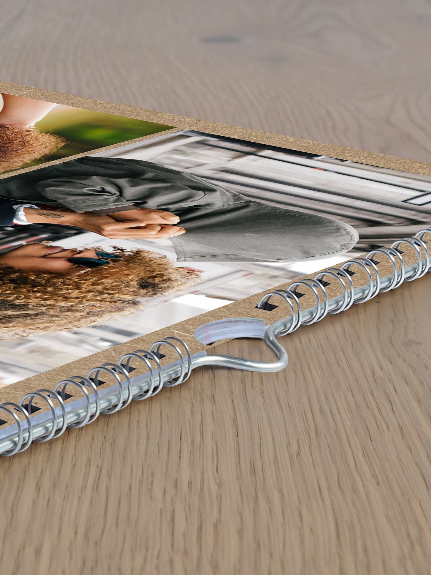 Wandkalender Glücksgrüße Kraftpapier