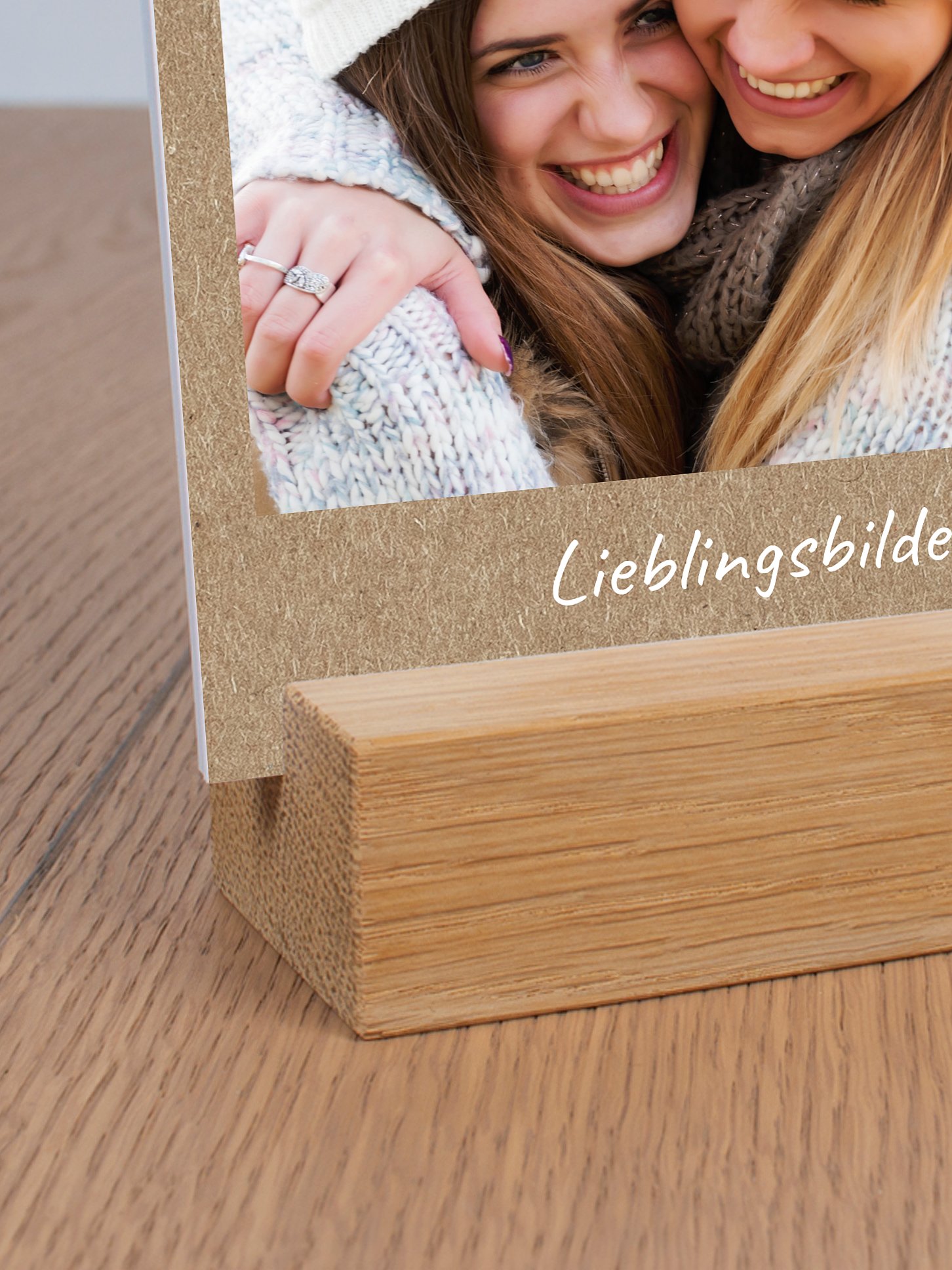 Tischkalender Retrofoto Kraftpapier
