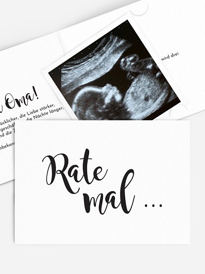 Schwangerschaftskarten Ratet mal