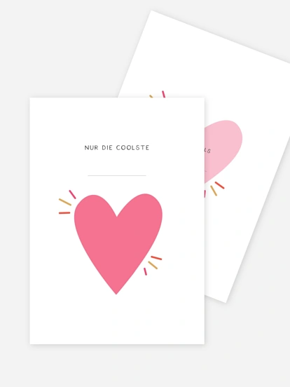 Schwangerschaftskarten Big Heart