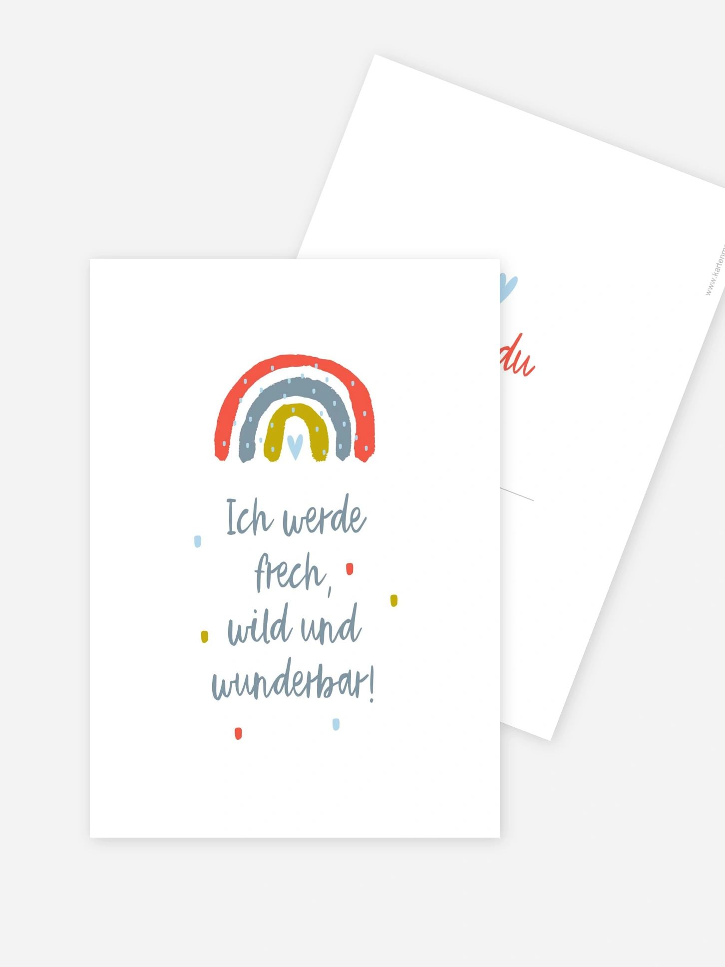 Schwangerschaftskarten Over the Rainbow