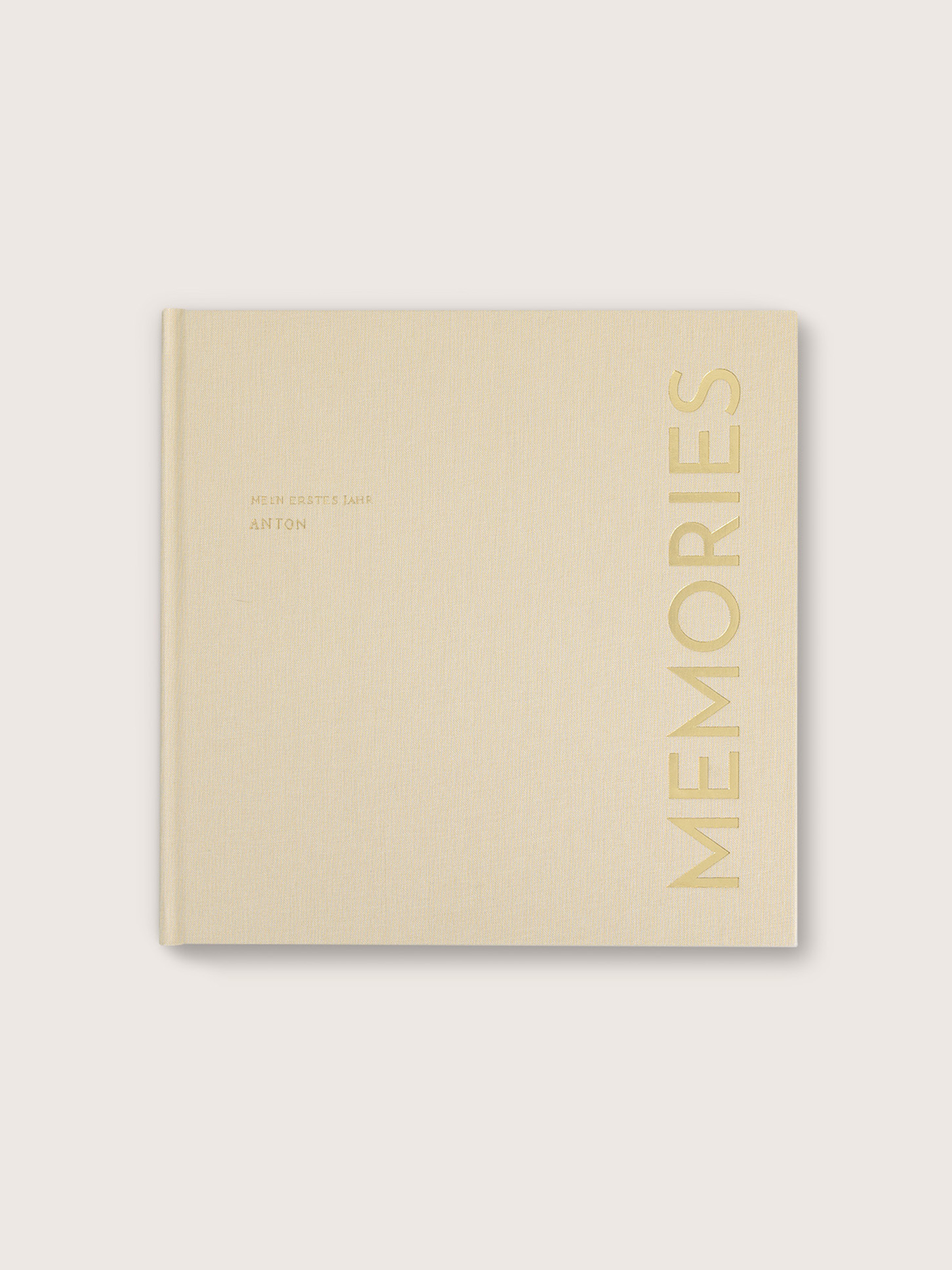 Fotobuch mit Stoffeinband Memories