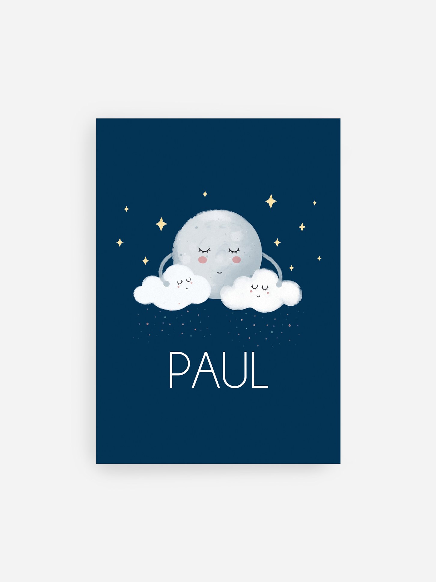 Affiche naissance Bonne nuit