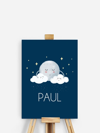 Affiche naissance Bonne nuit