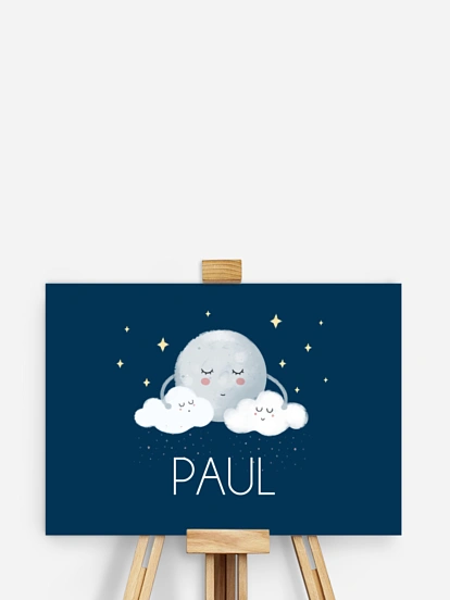 Affiche naissance Bonne nuit