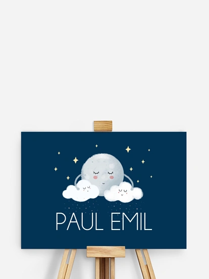Poster Geburt Gute Nacht Trio