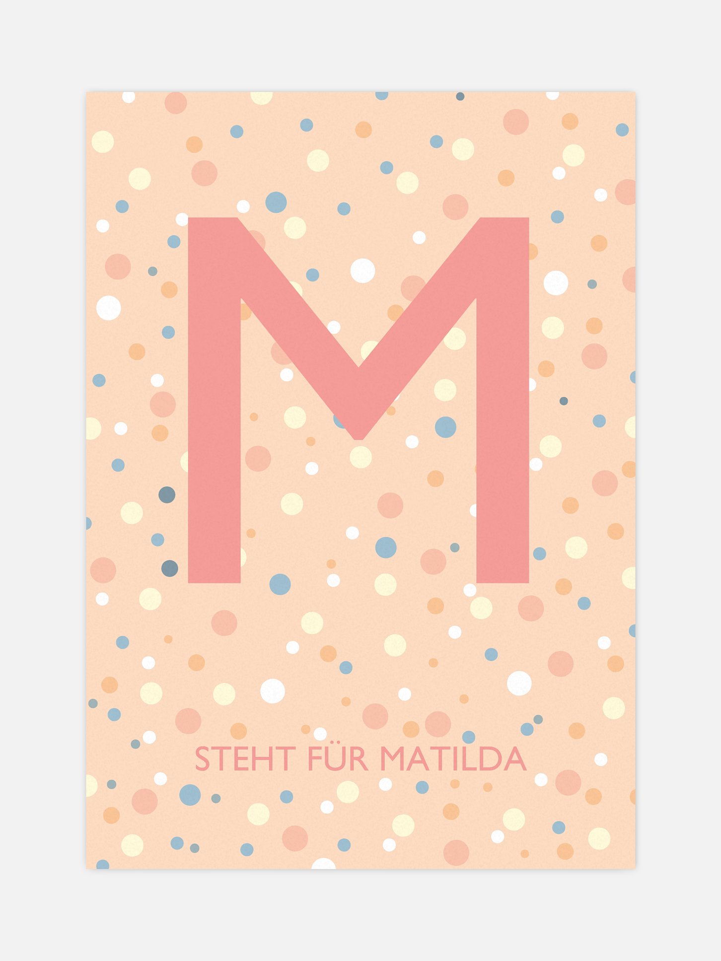 Poster Geburt Seifenblasen