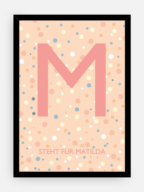 Poster Geburt Seifenblasen
