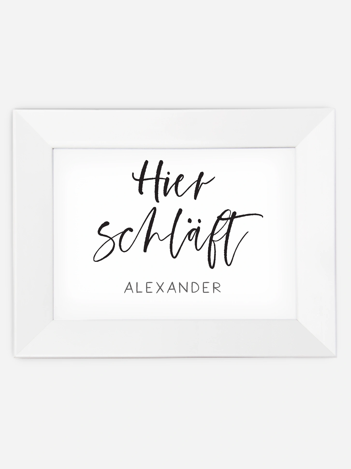 Türschild Lettering Dream