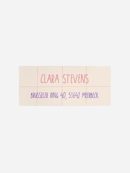 Absenderaufkleber Einschulung Zuckertüte