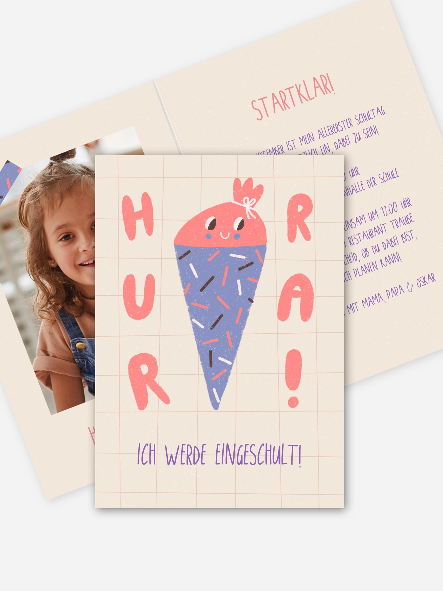 Einladung Einschulung Zuckertüte