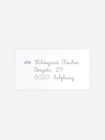 Empfängeraufkleber Einschulung Schulkind