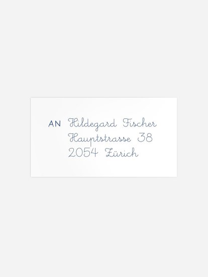 Empfängeraufkleber Einschulung Schulkind