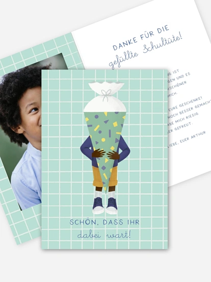 Danksagung Einschulung Schulkind