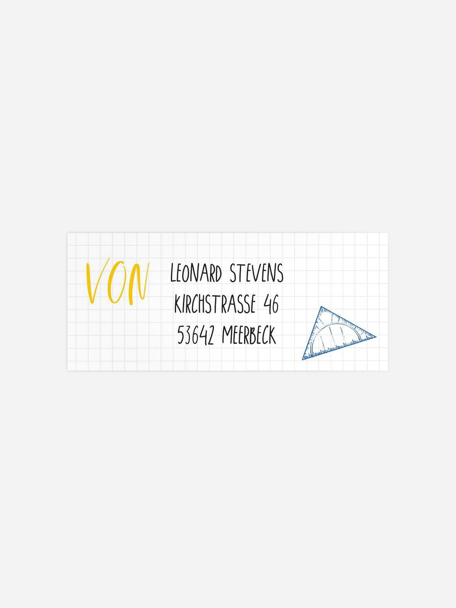 Absenderaufkleber Einschulung Mein Schulheft