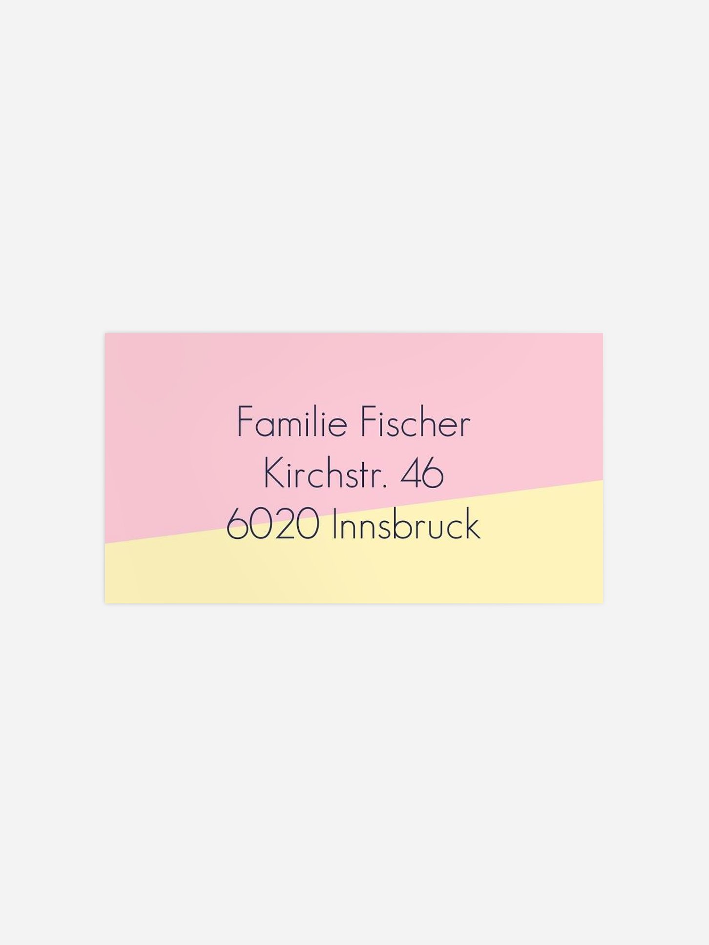 Empfängeraufkleber Einschulung Meine Schultüte