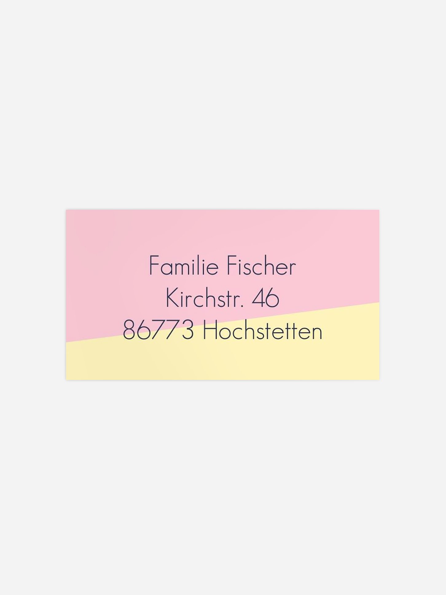 Empfängeraufkleber Einschulung Meine Schultüte