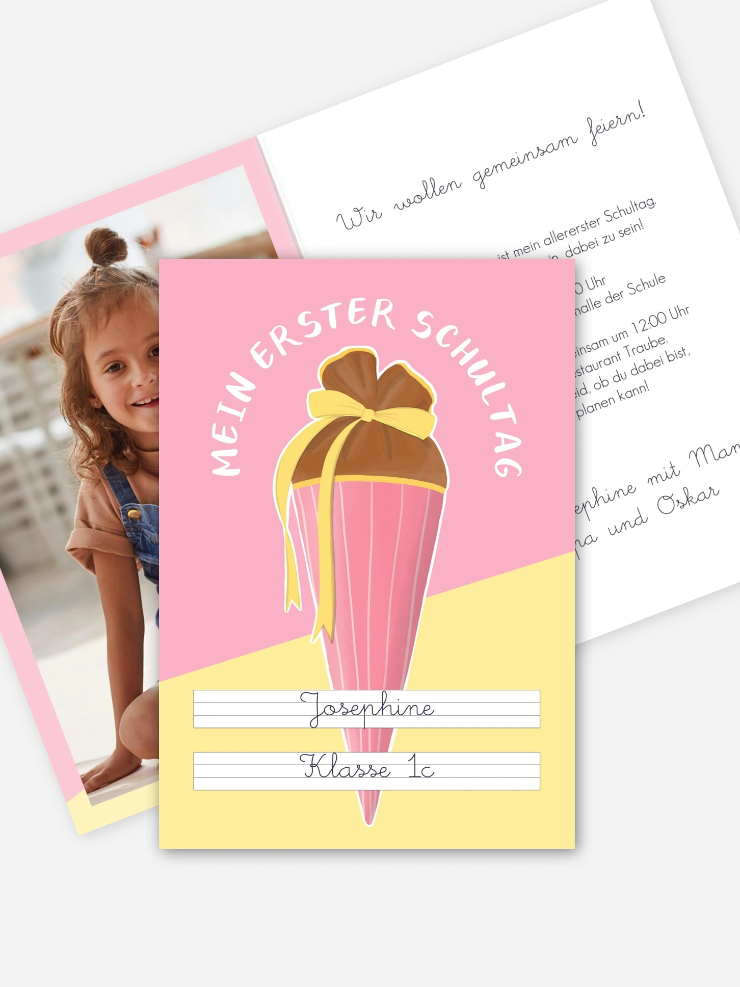 Einladung Einschulung Meine Schultüte