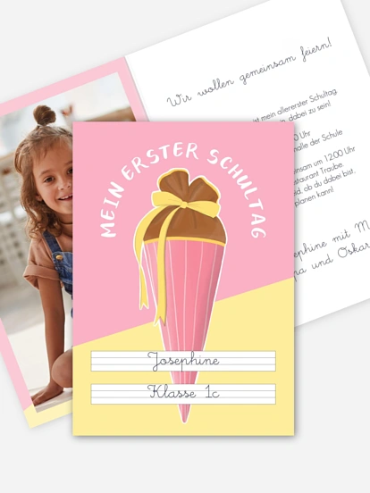 Einladung Einschulung Meine Schultüte