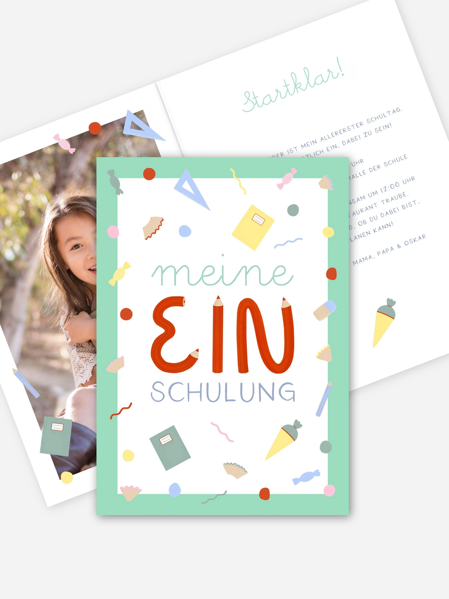 Einladung Einschulung Meine Einschulung