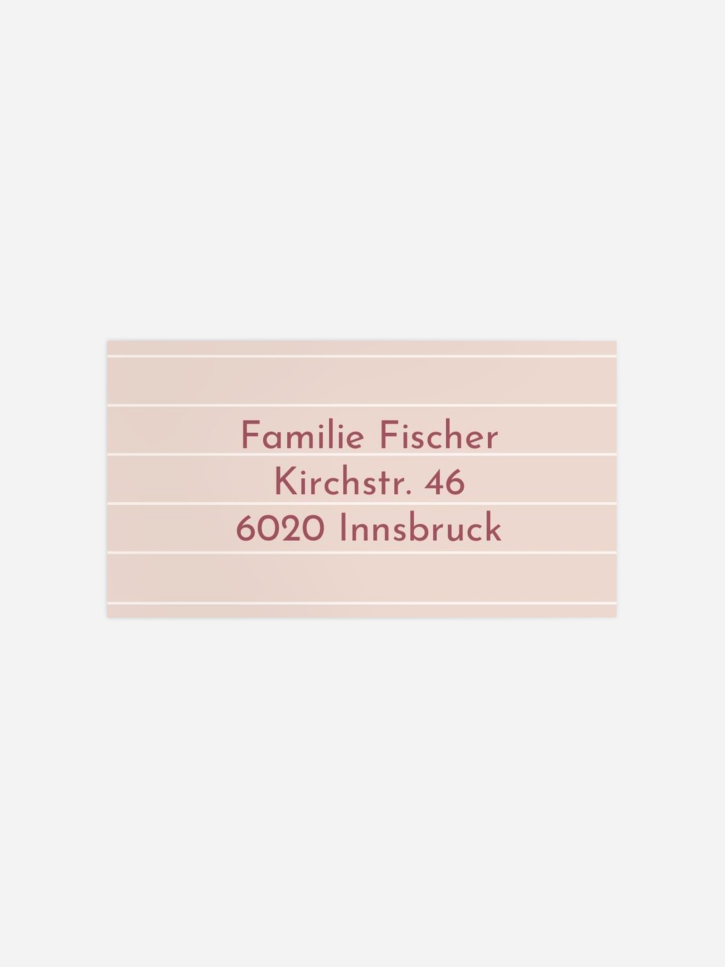 Empfängeraufkleber Einschulung Schulranzen