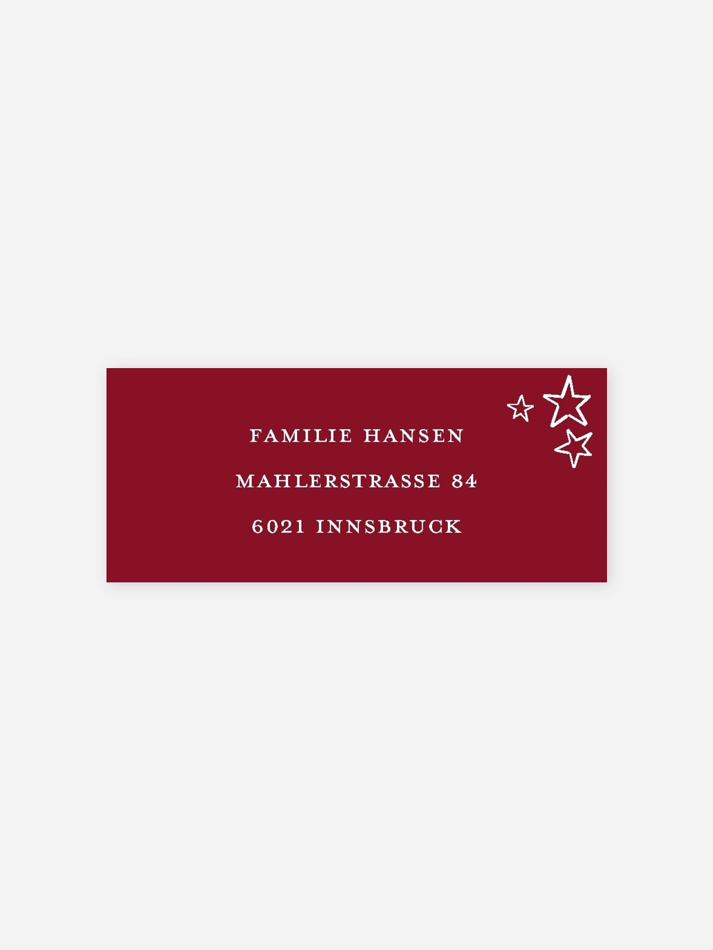 Absenderaufkleber Weihnachten Cool Christmas